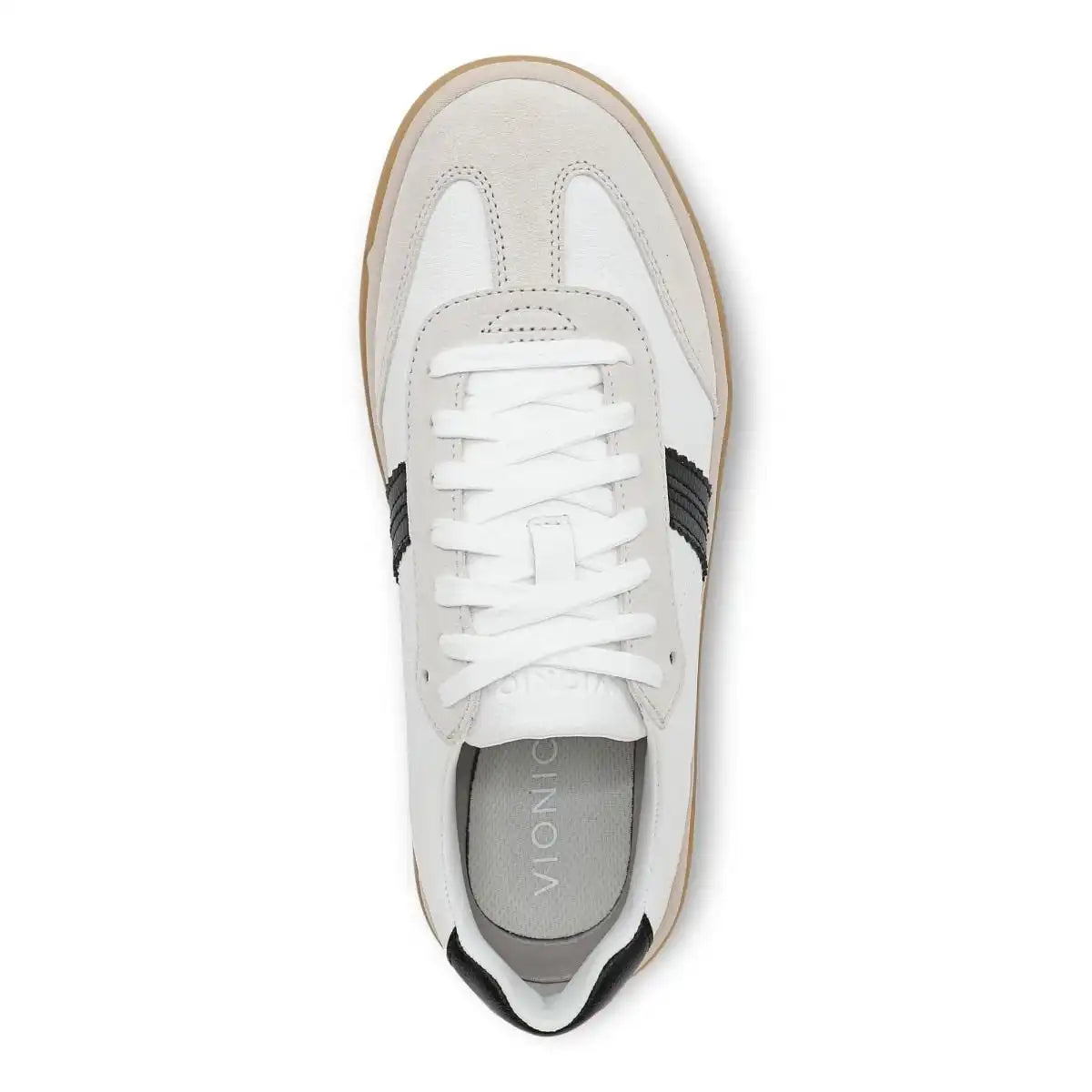 City Walk Sneaker White Black Leather