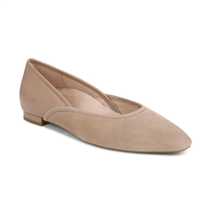Gracia Ballet Flat Desert Sand Suede