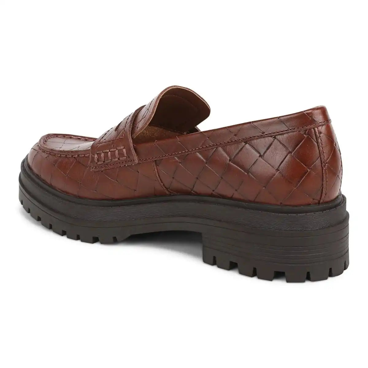 Georgia Lug Sole Loafer Bread Brown Leather