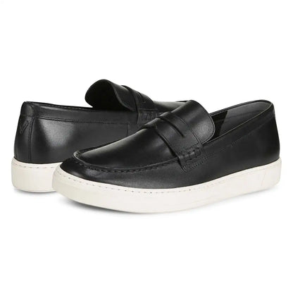 Thompson Slip On Loafer Black Leather