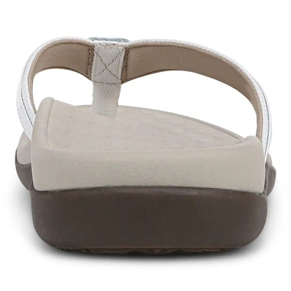 Tide II Toe Post Sandal White