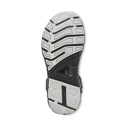 Men's Walk Max Wanderer Sandal Black Leather