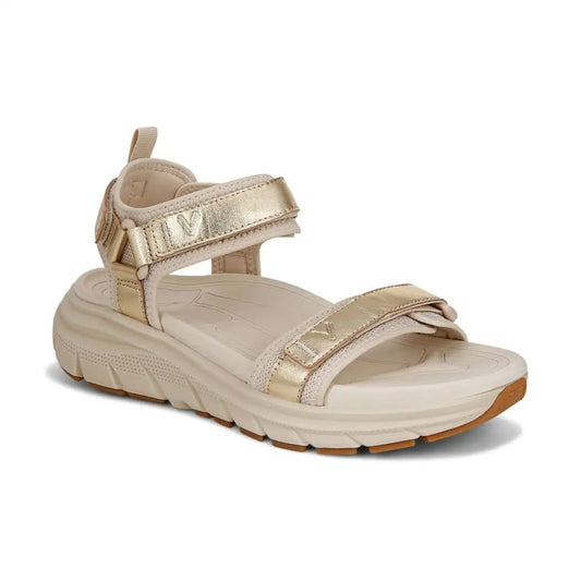Walk Max Wanderer Sandal Gold Leather
