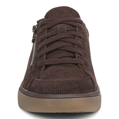City Walk AXS Sneaker Chocolate Ganache Ribbed Suede