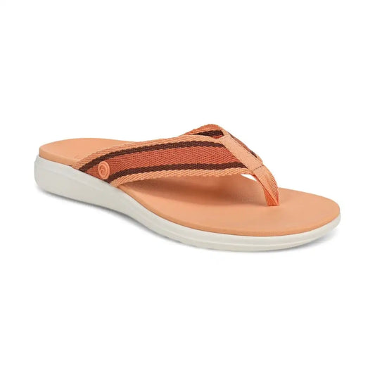 Beach Indigo Toe Post Sandal Shell Coral Multi
