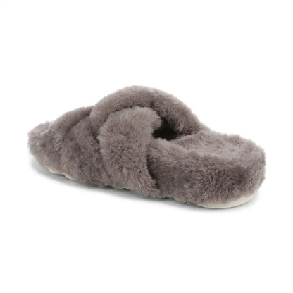Peppa Open Toe Slipper Dark Grey