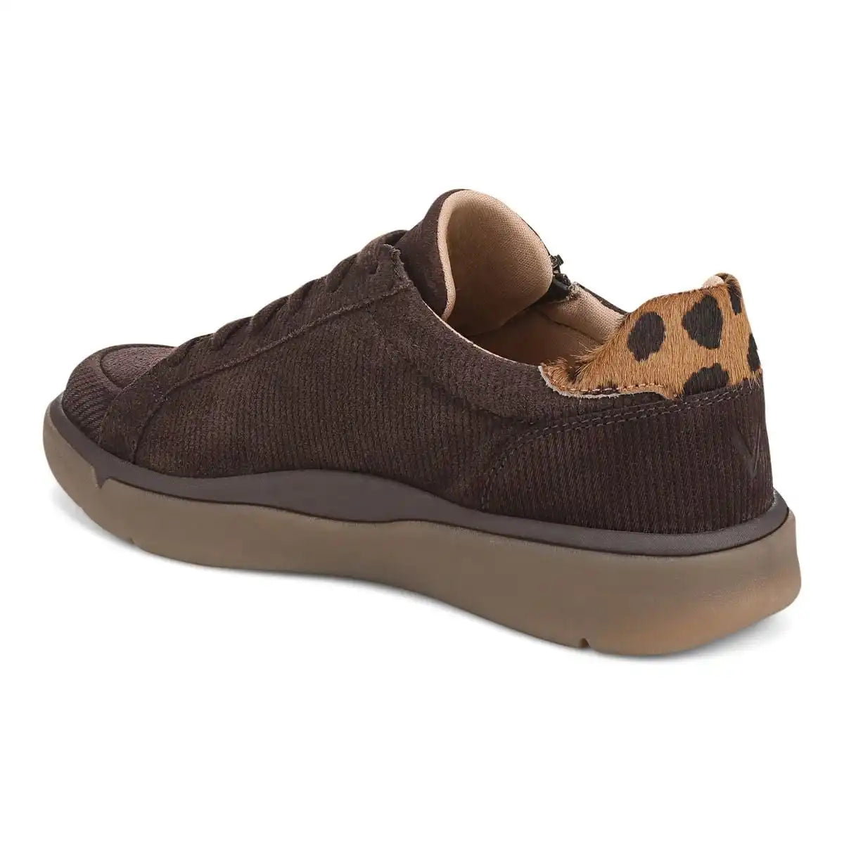 City Walk AXS Sneaker Chocolate Ganache Ribbed Suede