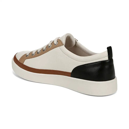 Winny Sneaker Ivory Black Leather