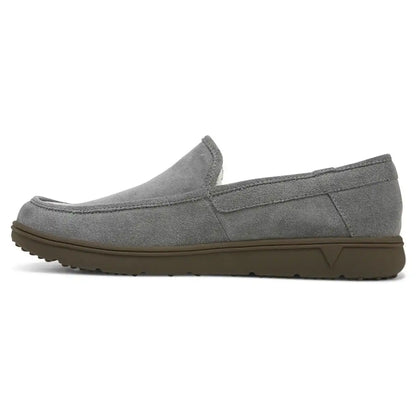 Gustavo Slipper Charcoal Suede