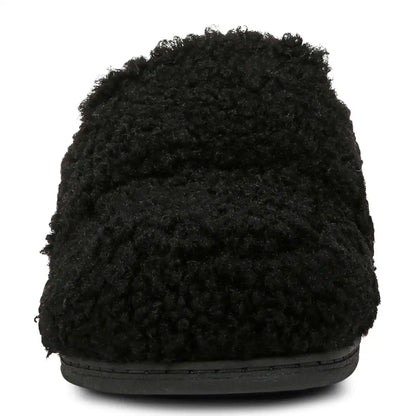 Gemma II Mule Slippers Black Shearling