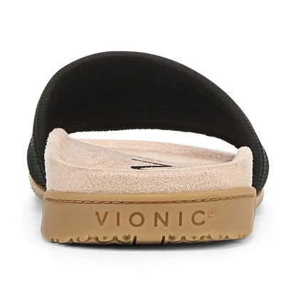 Evie Knit Slide Sandal Black