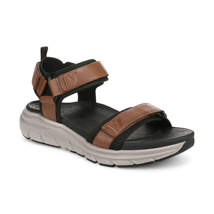 Men's Walk Max Wanderer Sandal Hazelnut Leather