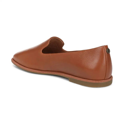 Willa 2.0 Slip on Flat Tan Leather