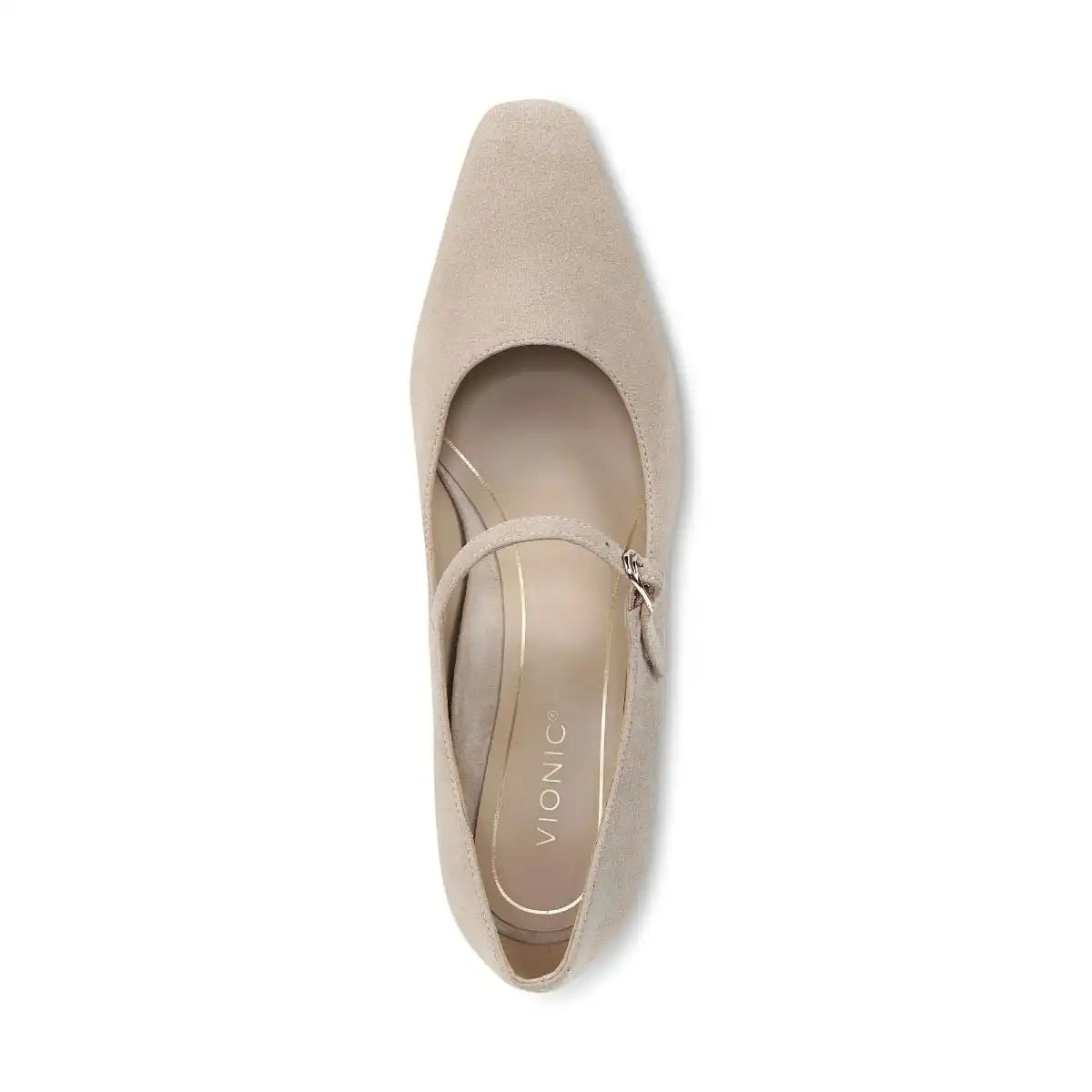 Samira Mary Jane Dress Heel Lucid Beige Suede