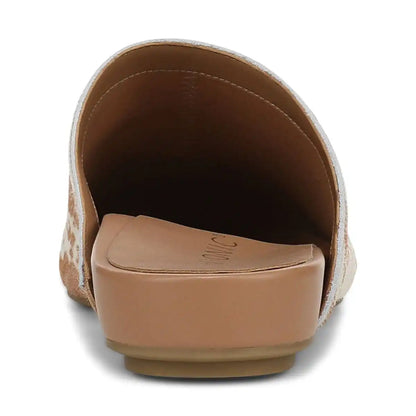 Opal Slip On Mule Brown Multi Haircalf