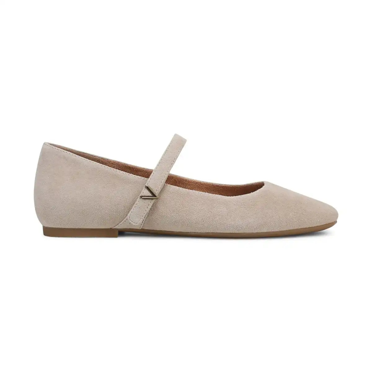 Alameda Mary Jane Flat Lucid Beige Suede