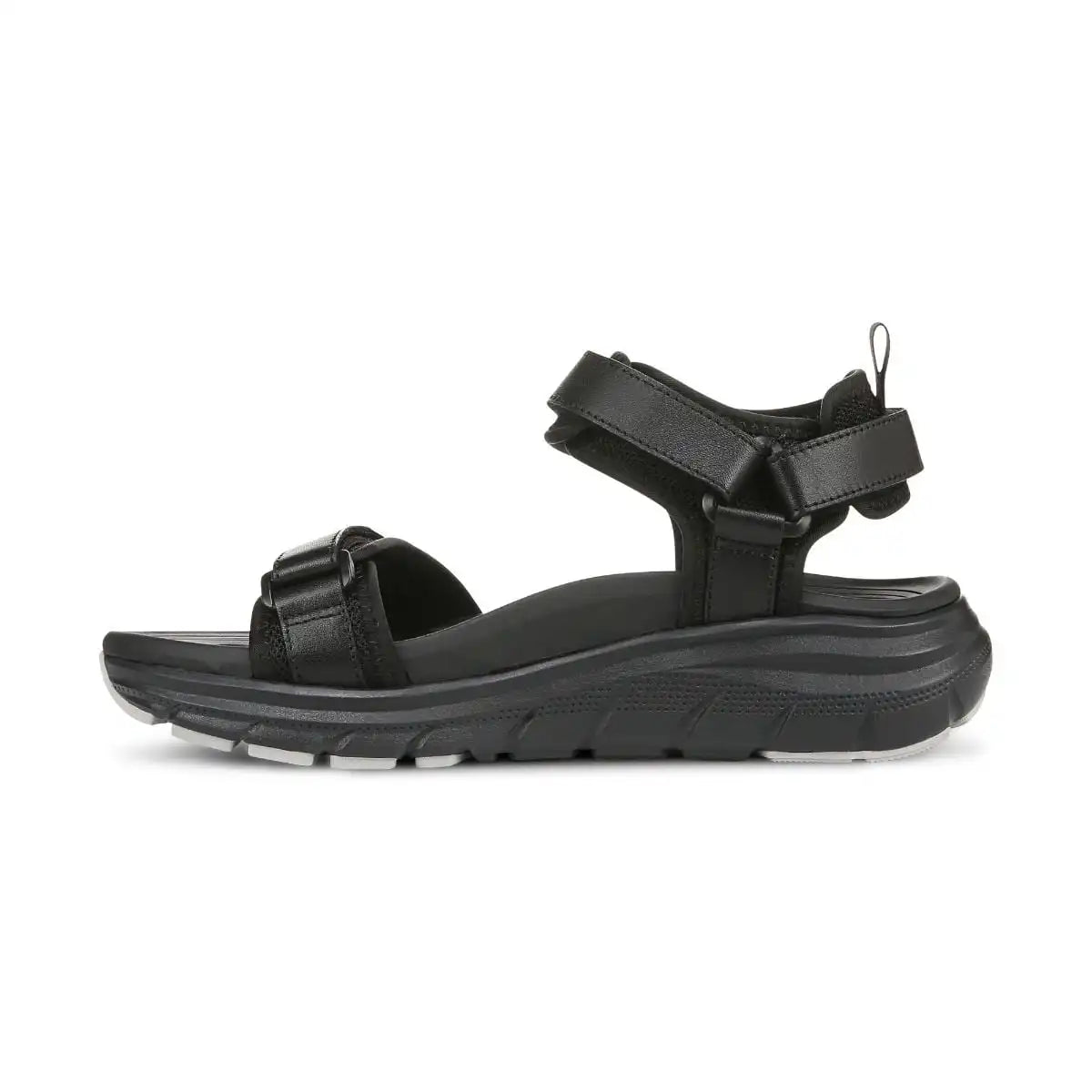 Walk Max Wanderer Sandal Black Leather