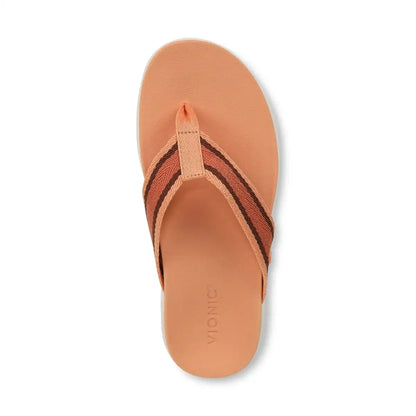 Beach Indigo Toe Post Sandal Shell Coral Multi