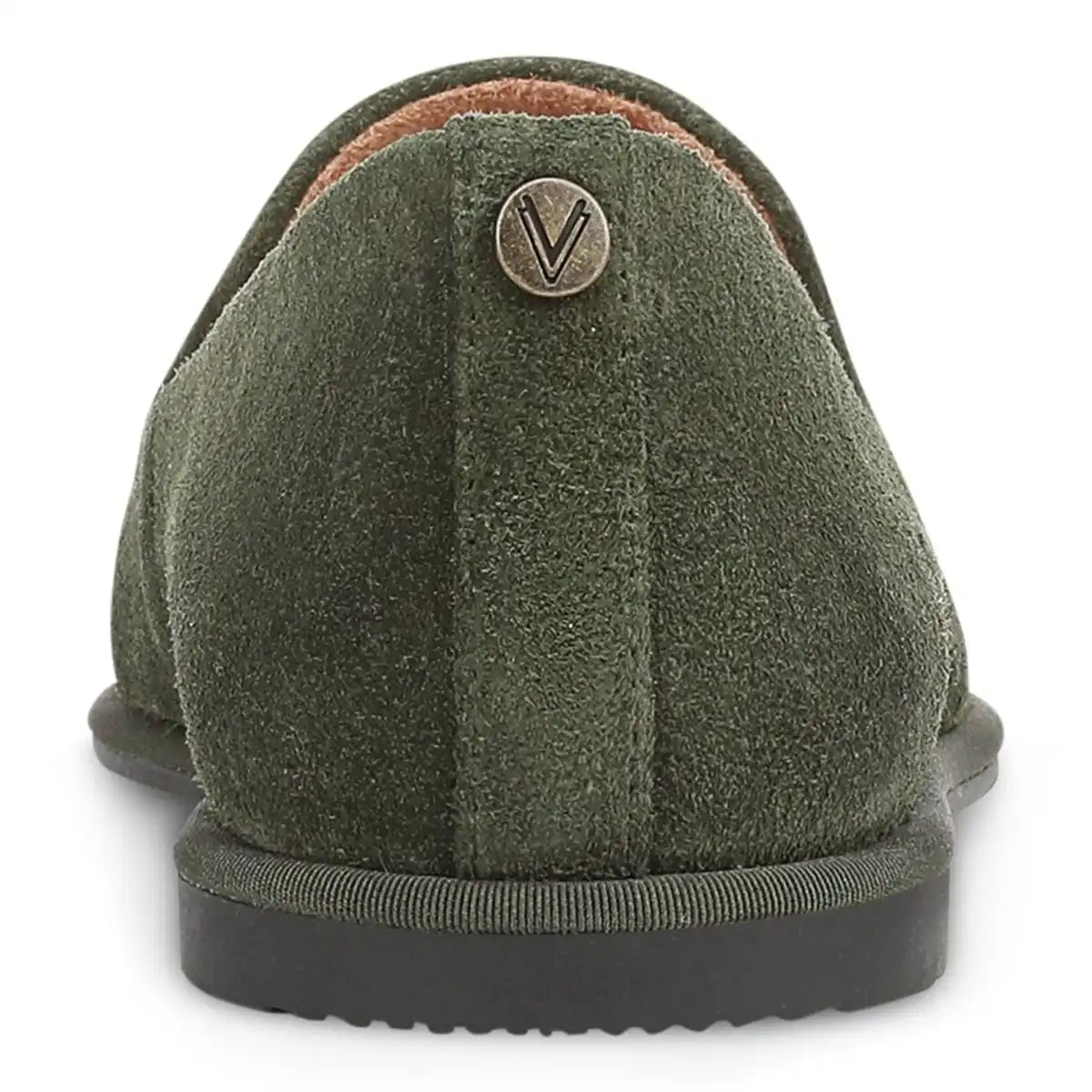 Willa 2.0 Slip on Flat Olive Moss Suede