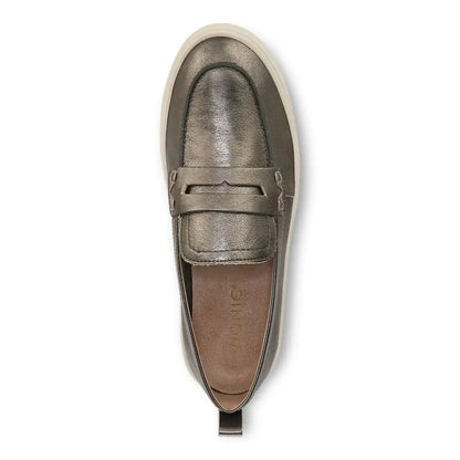 Uptown Loafer Gunmetal Leather