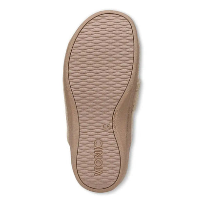 Gemma II Mule Slippers Tan Terry