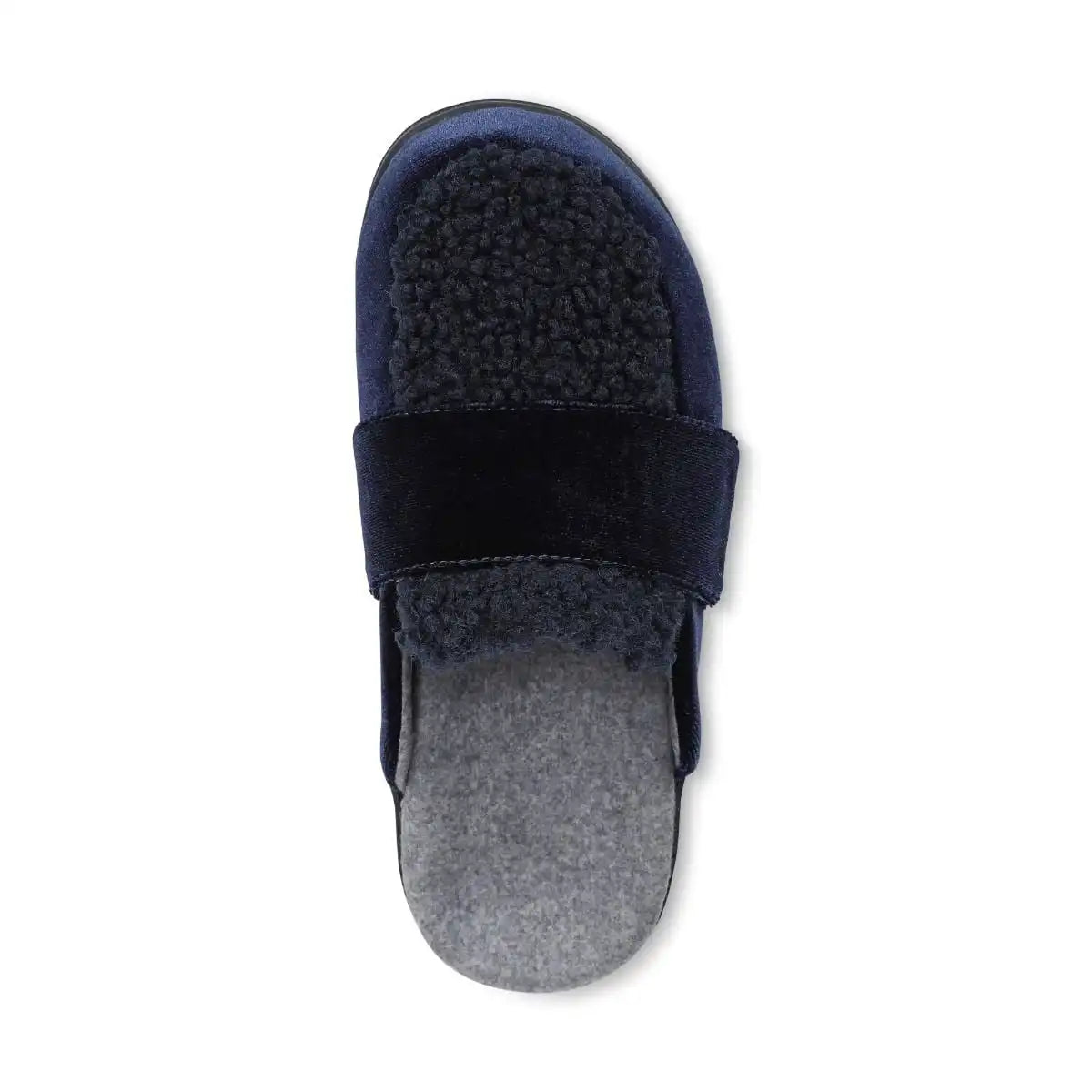 Gemma II Mule Slippers Navy Blazer Velvet
