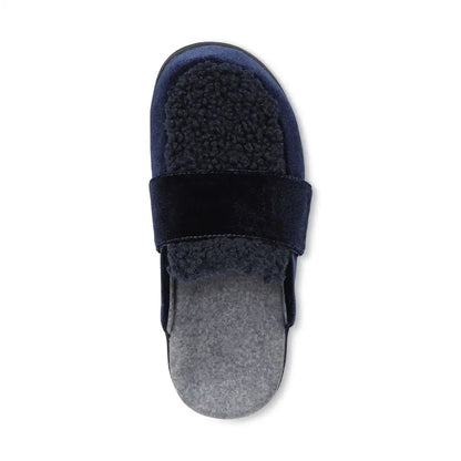 Gemma II Mule Slippers Navy Blazer Velvet