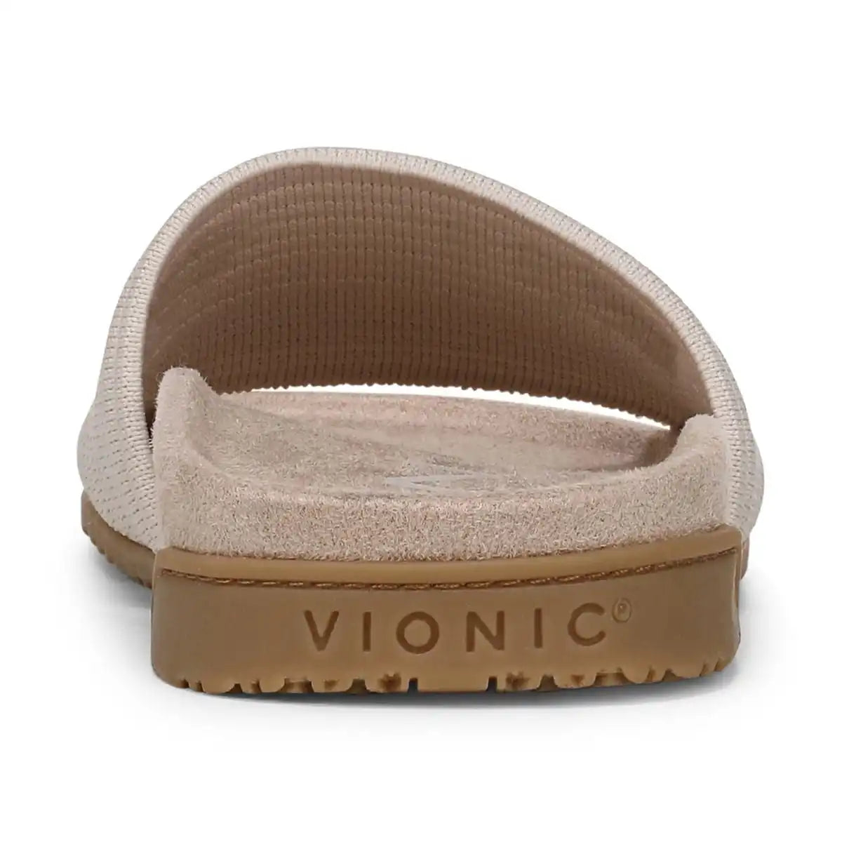 Evie Knit Slide Sandal Cream