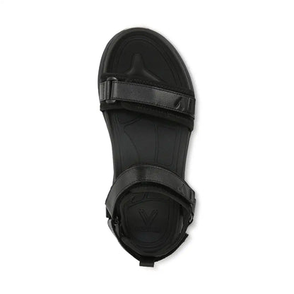 Walk Max Wanderer Sandal Black Leather