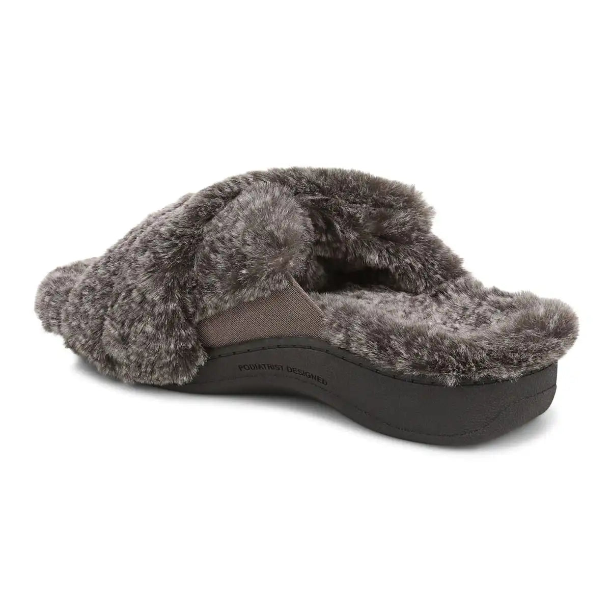 Relax II Slippers Dark Brown Fur