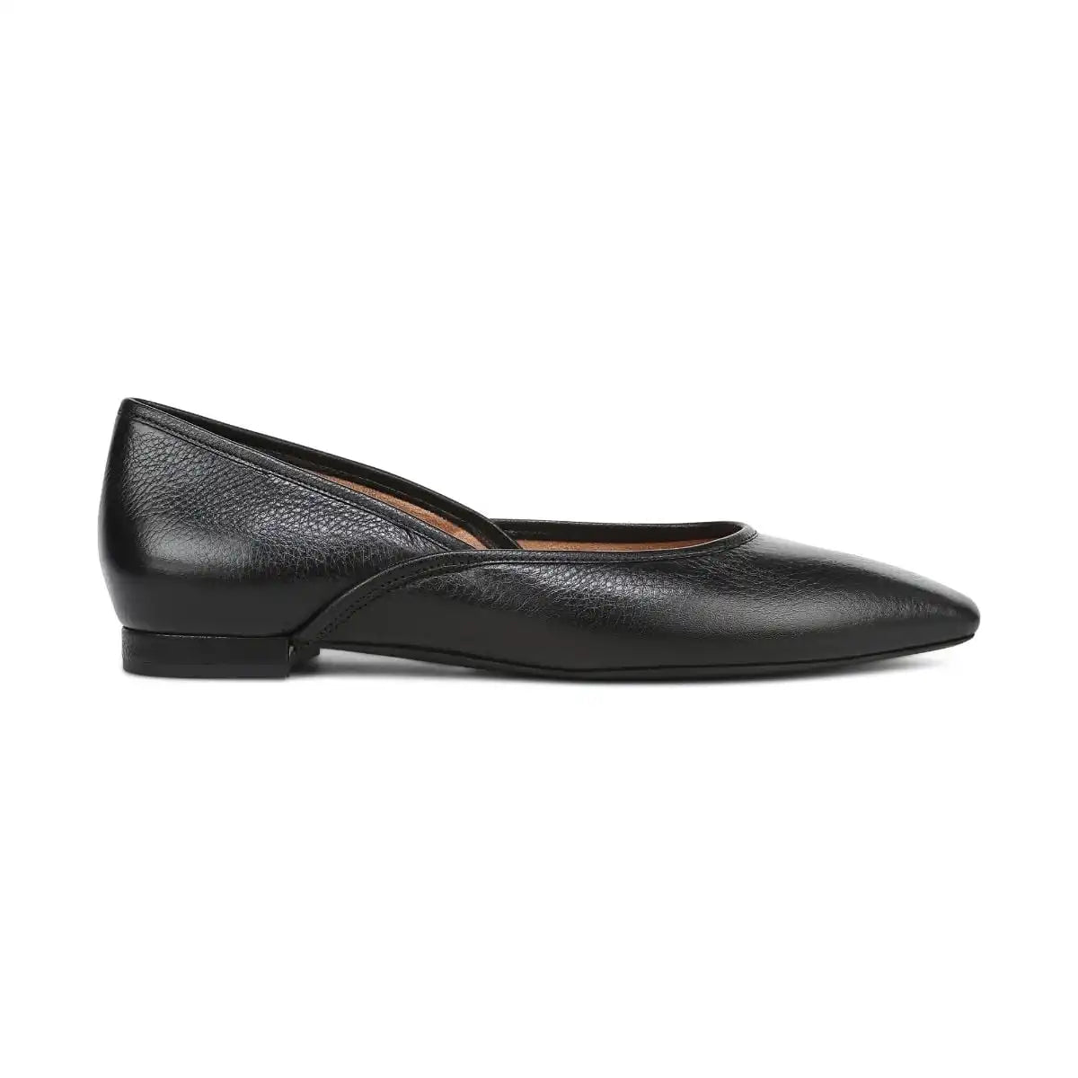 Gracia Ballet Flat Black Leather