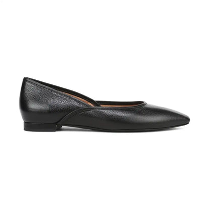 Gracia Ballet Flat Black Leather