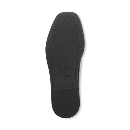 Willa 2.0 Slip on Flat Black Leather
