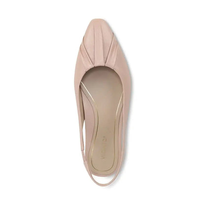 Gabriela Slingback Flat Rugby Tan Leather