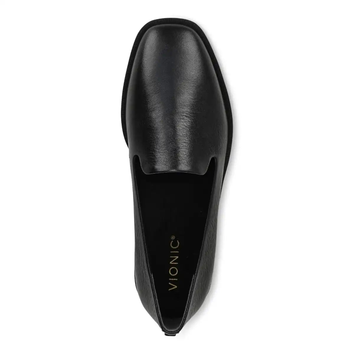 Willa 2.0 Slip on Flat Black Leather