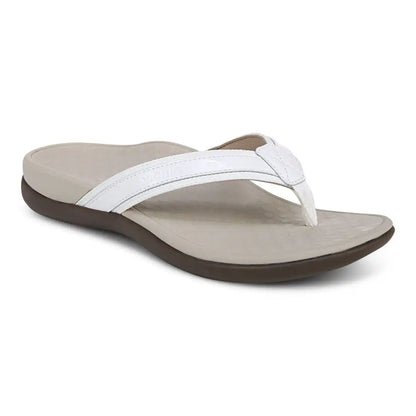 Tide II Toe Post Sandal White