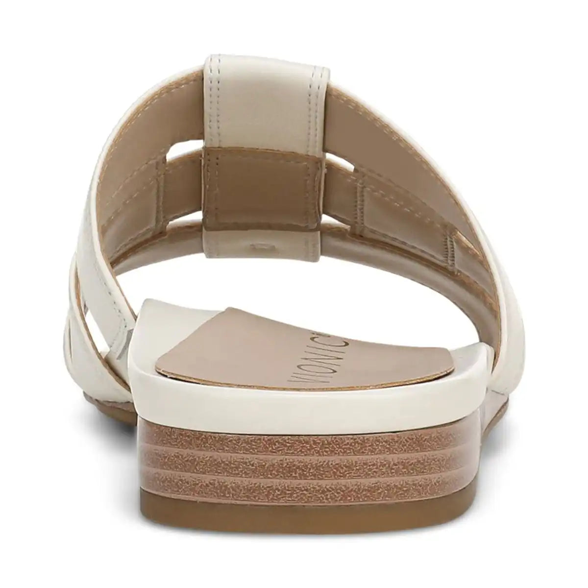 Glendora Slide Sandal Ivory Leather