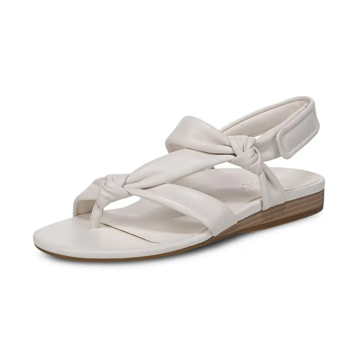 Geneva Strappy Toe Post Sandal Sea Salt Leather