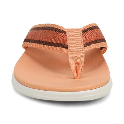 Beach Indigo Toe Post Sandal Shell Coral Multi