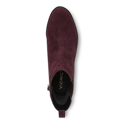 Aria 2.0 Wedge Ankle Bootie Mulled Wine Suede
