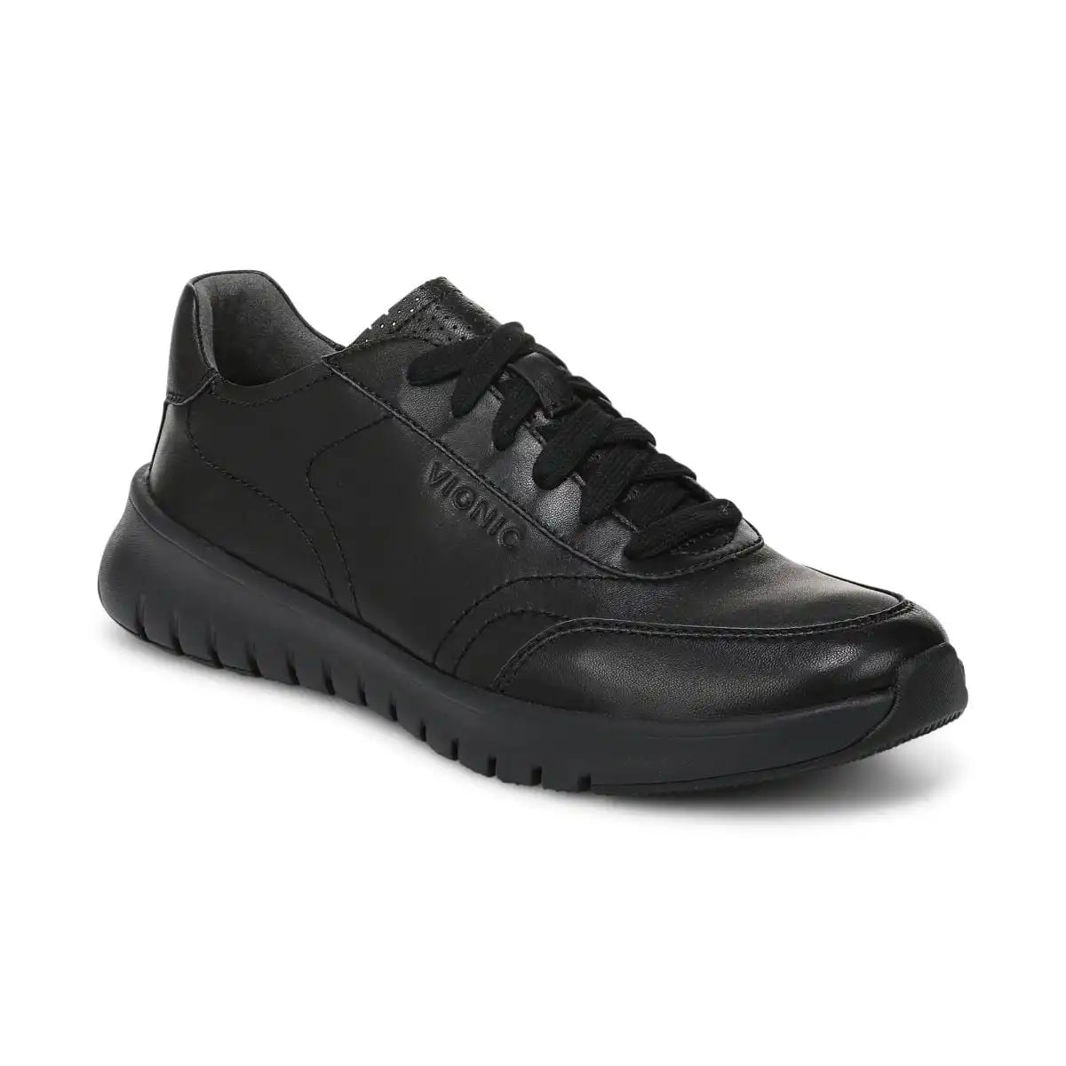 Uptown Sneaker Black Leather