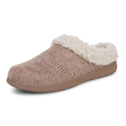 Cheyenne Mule Slipper Dusty Pink Metallic