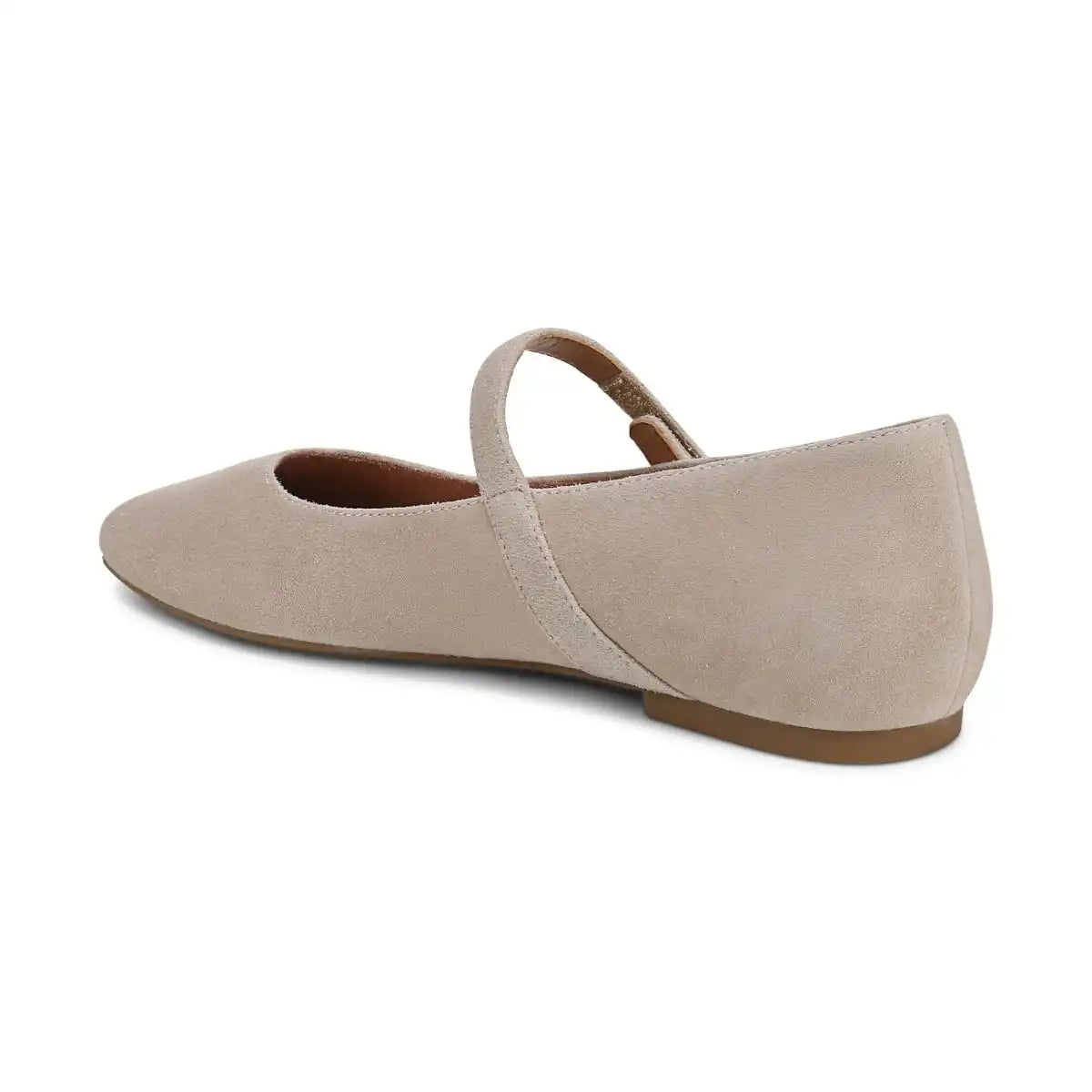 Alameda Mary Jane Flat Lucid Beige Suede