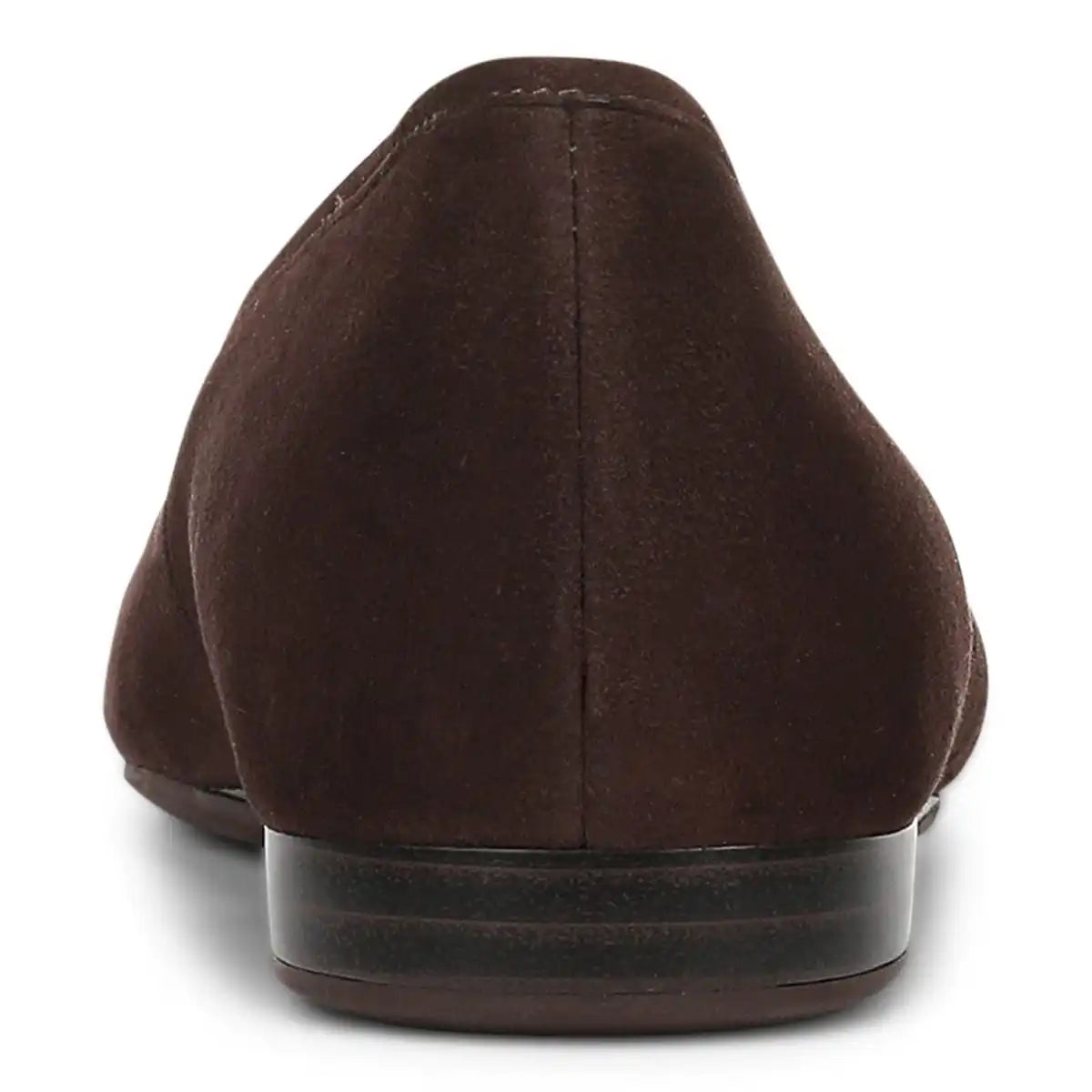 Larissa Wedge Flat Chocolate Ganache Suede