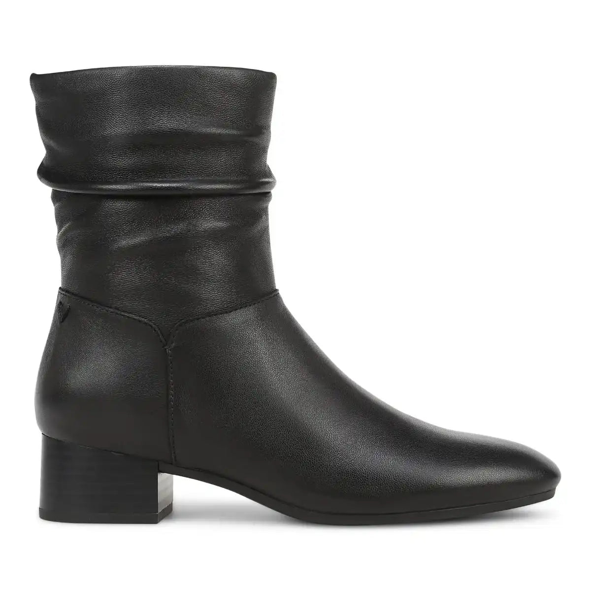 Remi Short Boot Black Leather