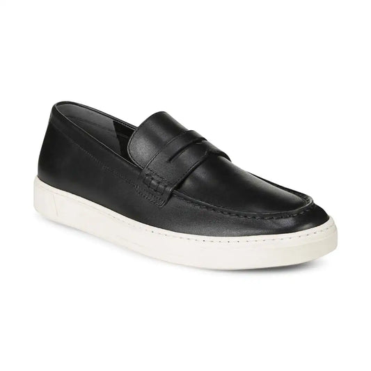 Thompson Slip On Loafer Black Leather