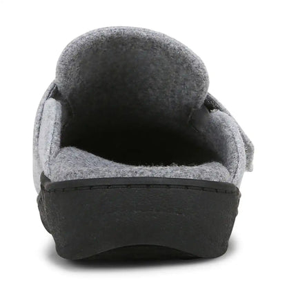 Gemma II Mule Slippers Light Grey Flannel