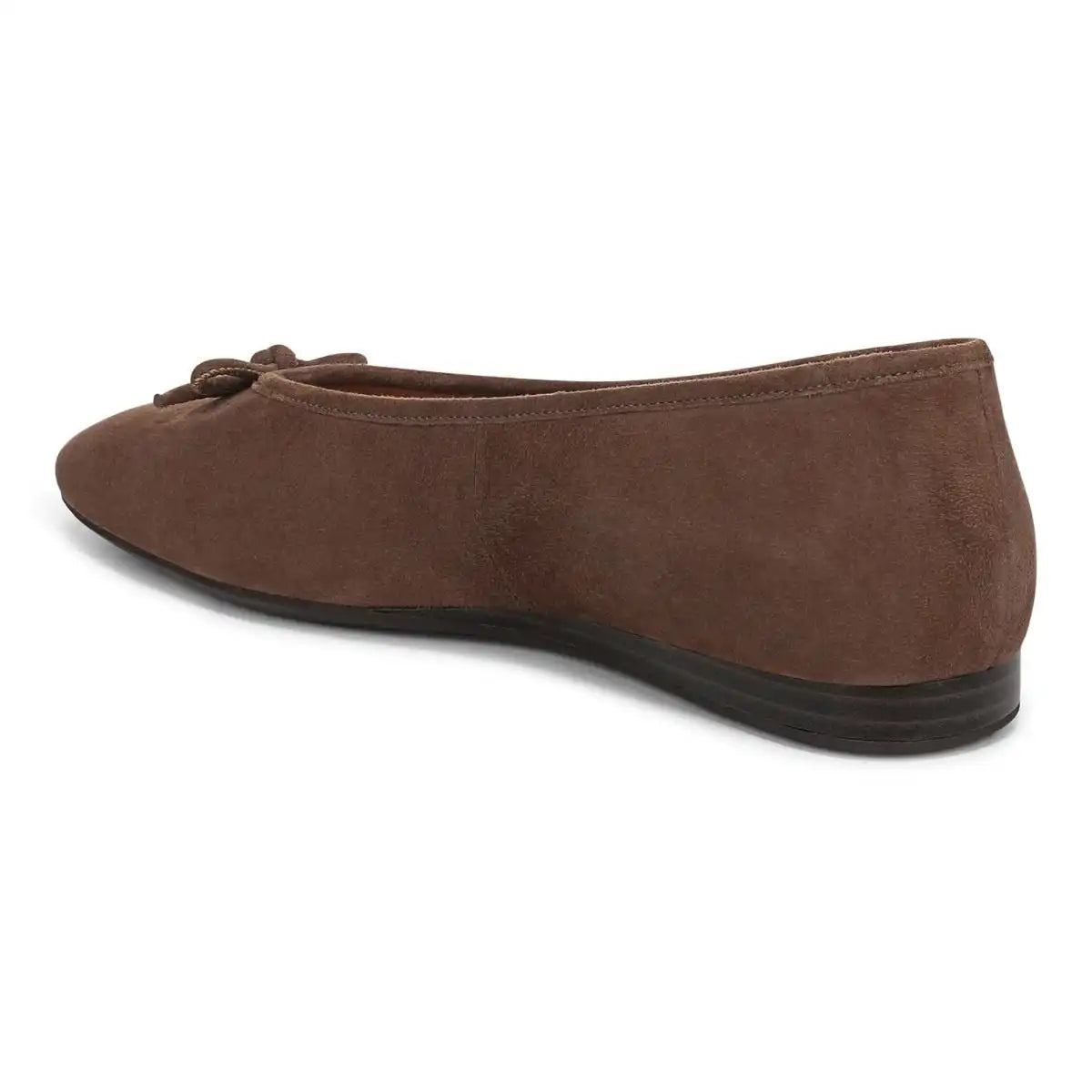 Larissa Wedge Flat Driftwood Suede
