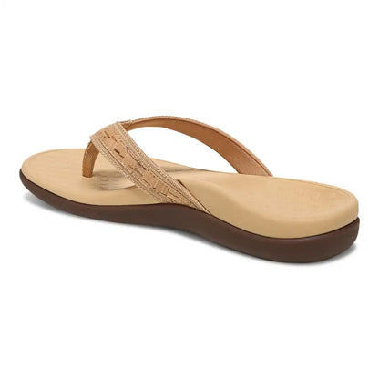 Tide II Toe Post Sandal Gold Cork