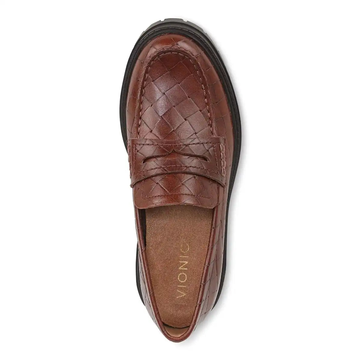Georgia Lug Sole Loafer Bread Brown Leather